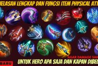 Item Physical Mobile Legend